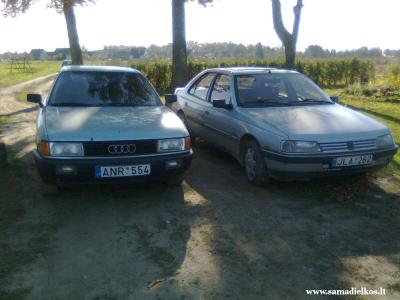 Peugeot-407 GRD,ir, AUDI-80