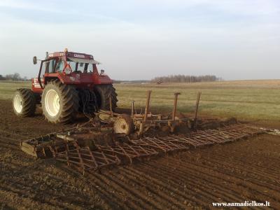 fiatagri 160 -90 ir suomiu gamybos balkis 8m